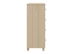Aparador buffet cómoda mueble almacenaje organizador cocina salón salón 79 x 40 x 103,5 cm madera maciza de pino marrón 02_0032175