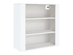 Aparador buffet cómoda mueble mueble de almacenaje organizador cocina salón salón madera de alta ingeniería blanco 02_0032782