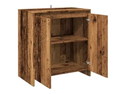 Aparador buffet cómoda mueble mueble de almacenaje organizador cocina salón salón madera vieja 70 x 41 x 75 cm madera contrachapada marrón 02_0036610