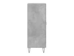Aparador buffet cómoda mueble mueble de almacenamiento organizador cocina salón salón 34,5 x 34 x 90 cm madera contrachapada gris 02_0031887