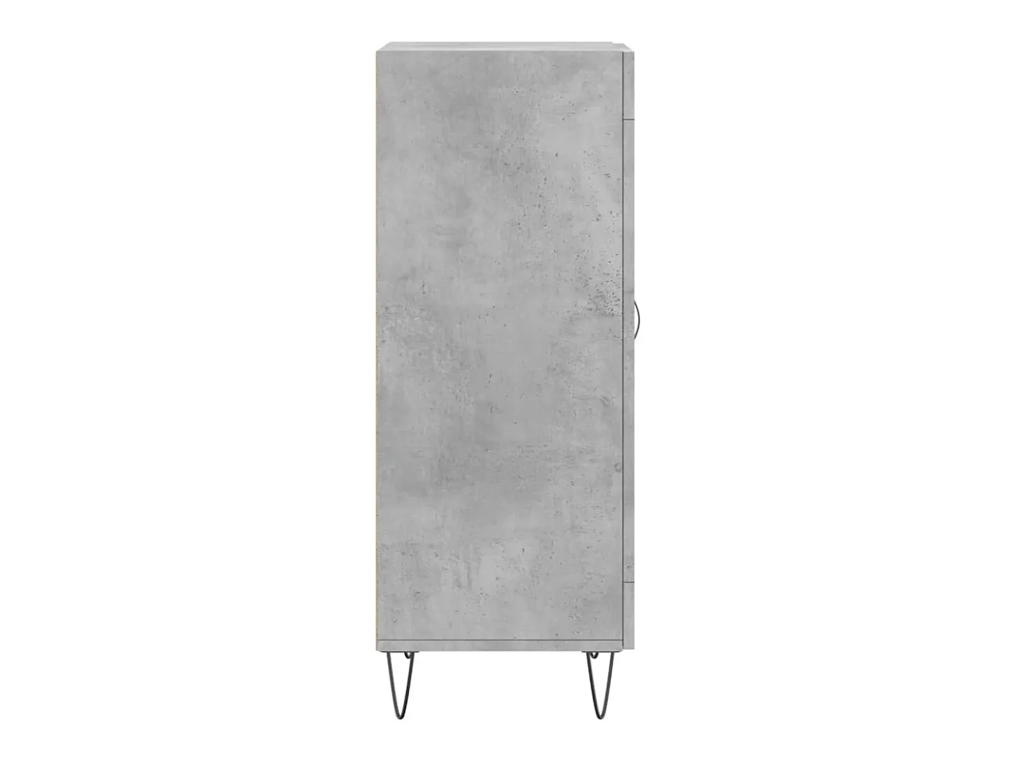 Aparador buffet cómoda mueble mueble de almacenamiento organizador cocina salón salón 34,5 x 34 x 90 cm madera contrachapada gris 02_0031887