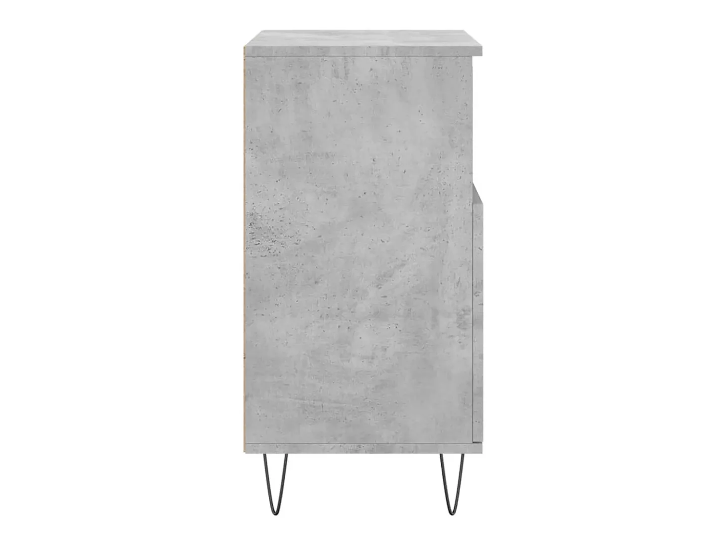 Aparador buffet cómoda mueble mueble de almacenaje organizador cocina salón salón 60 x 35 x 70 cm madera contrachapada gris 02_0031987
