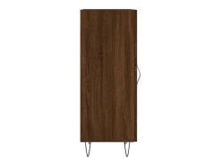 Aparador buffet cómoda mueble mueble de almacenaje organizador cocina salón salón 34,5 x 34 x 90 cm madera contrachapada marrón 02_0031228