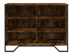 Aparador buffet cómoda mueble mueble de almacenaje organizador cocina salón salón 101 x 35,5 x 74,5 cm madera contrachapada marrón 02_0030843