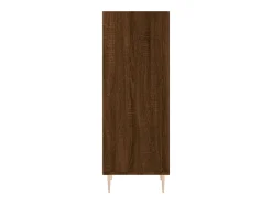 Aparador buffet cómoda mueble mueble de almacenaje organizador cocina salón salón 34,5 x 32,5 x 90 cm madera contrachapada marrón 02_0031187