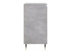 Aparador buffet cómoda mueble mueble de almacenaje organizador cocina salón salón 60 x 35 x 70 cm madera contrachapada gris 02_0031989