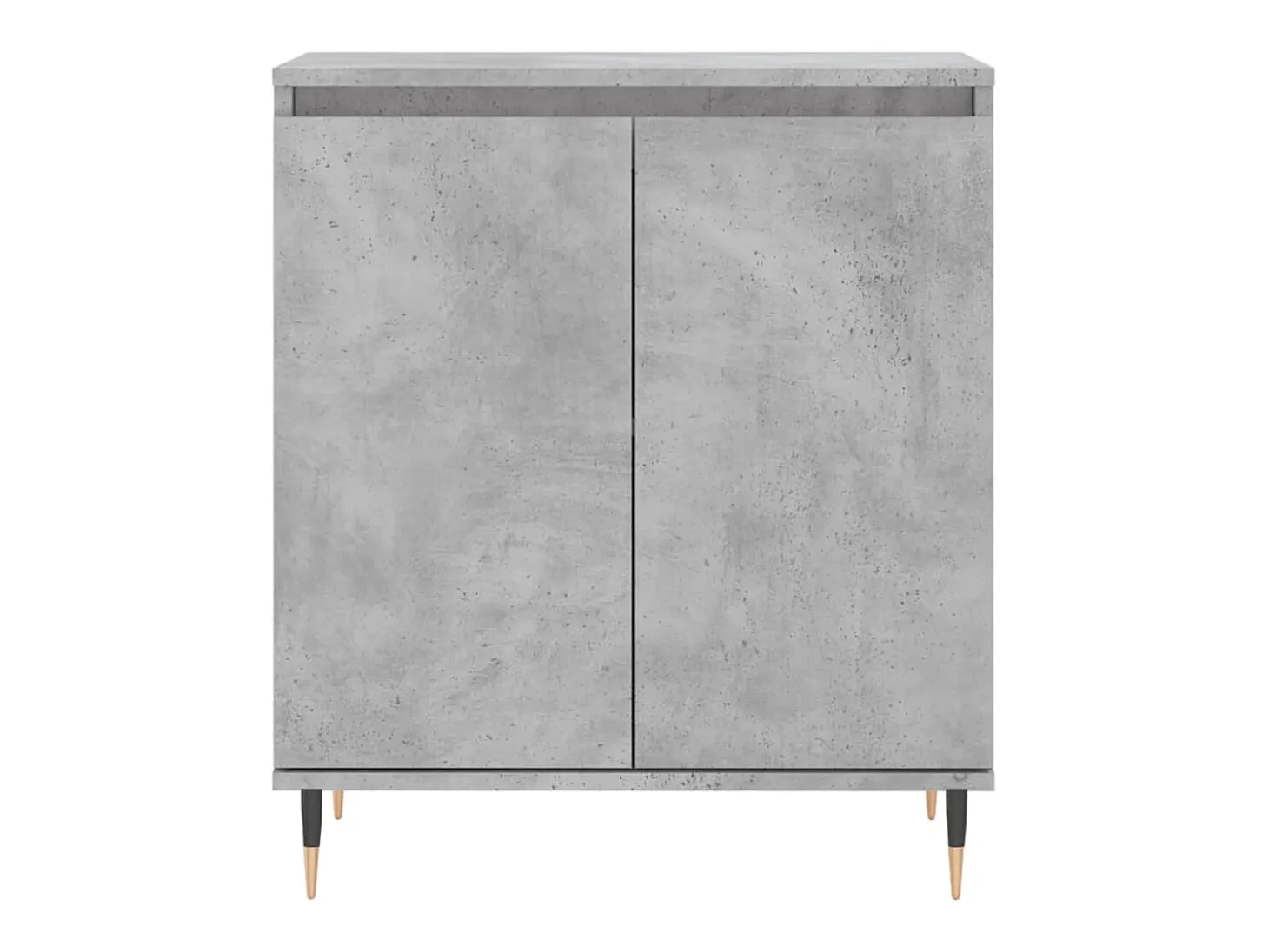 Aparador buffet cómoda mueble mueble de almacenaje organizador cocina salón salón 60 x 35 x 70 cm madera contrachapada gris 02_0031989