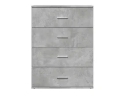 Aparador buffet cómoda mueble mueble de almacenaje organizador cocina salón salón 60 x 39 x 80 cm madera contrachapada gris 02_0031993