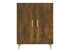 Aparador buffet cómoda mueble mueble de almacenaje organizador cocina salón salón 70 x 34 x 90 cm madera contrachapada marrón 02_0031087