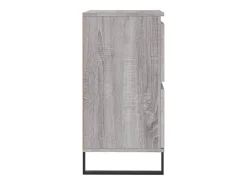Aparador buffet cómoda mueble unidad de almacenamiento organizador cocina salón salón 3 piezas madera contrachapada Sonoma gris 02_0037175