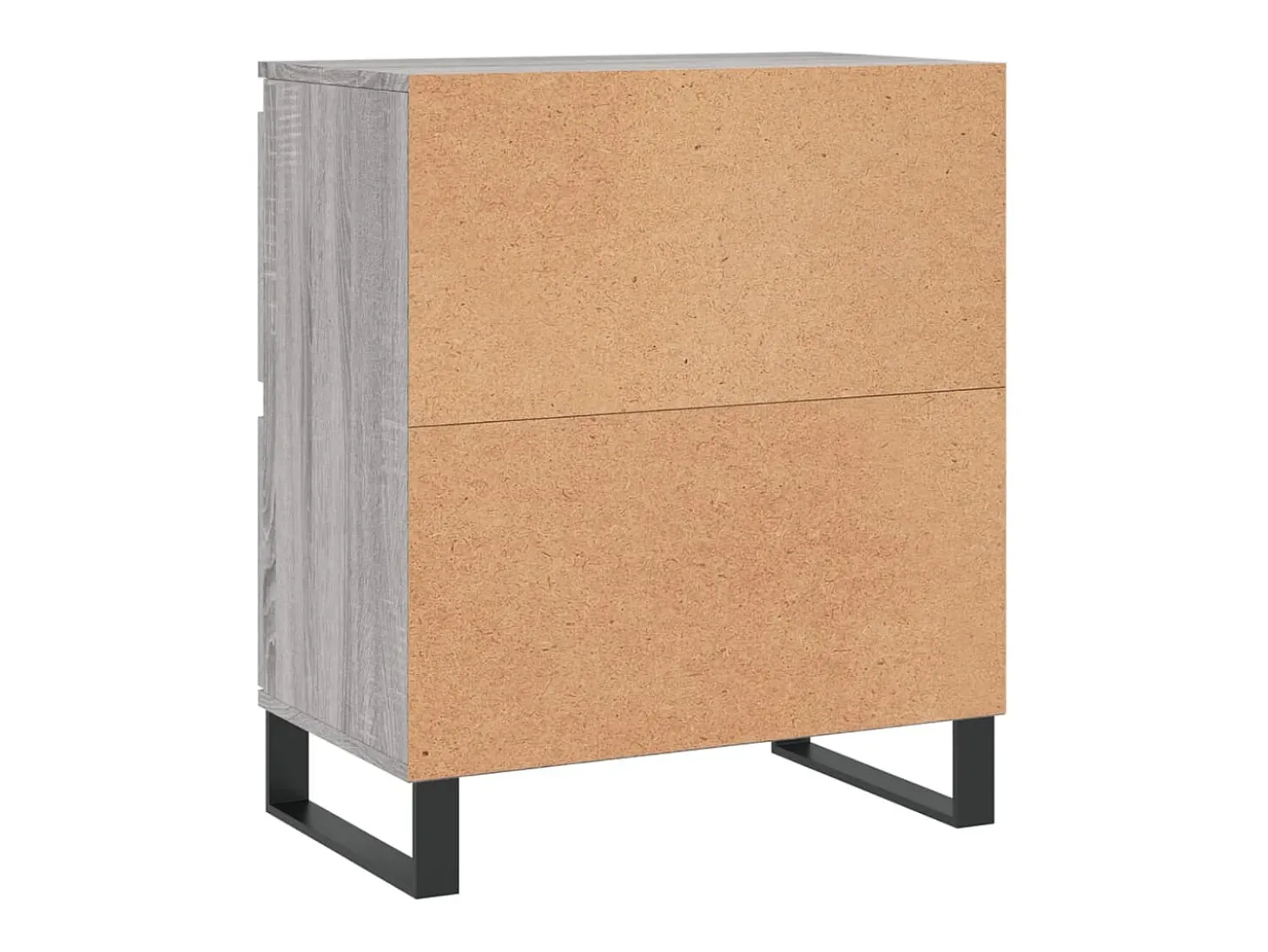 Aparador buffet cómoda mueble unidad de almacenamiento organizador cocina salón salón 3 piezas madera contrachapada Sonoma gris 02_0037175