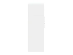 Aparador buffet cómoda mueble mueble de almacenaje organizador cocina salón salón alto 40 x 42,5 x 124 cm madera contrachapada blanco 02_0032449