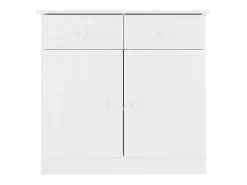 Aparador buffet cómoda mueble almacenaje organizador cocina salón salón ALTA 77 x 35 x 73 cm madera maciza de pino blanco 02_0029680
