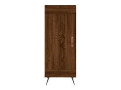 Aparador buffet cómoda mueble mueble de almacenamiento organizador cocina salón salón 34,5 x 34 x 90 cm madera contrachapada marrón 02_0031236