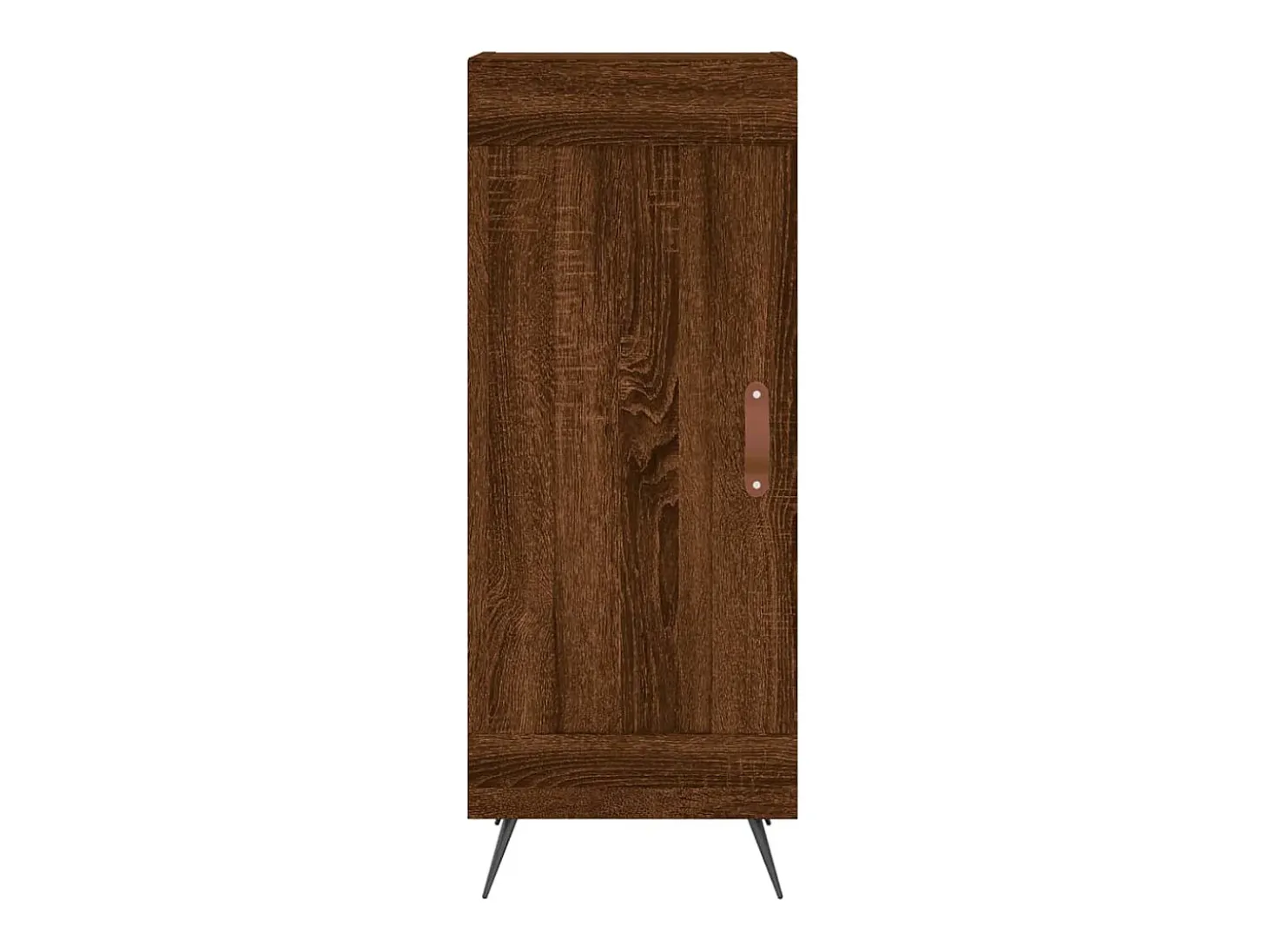 Aparador buffet cómoda mueble mueble de almacenamiento organizador cocina salón salón 34,5 x 34 x 90 cm madera contrachapada marrón 02_0031236