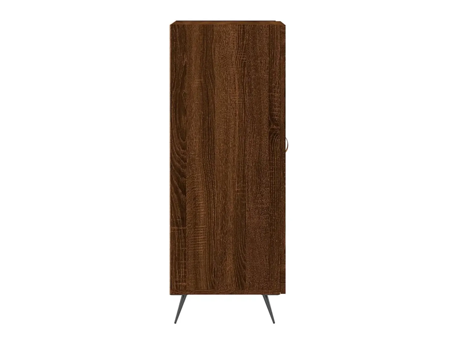 Aparador buffet cómoda mueble mueble de almacenamiento organizador cocina salón salón 34,5 x 34 x 90 cm madera contrachapada marrón 02_0031236