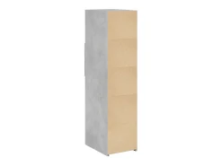 Aparador buffet cómoda mueble mueble de almacenamiento organizador cocina salón salón alto 30 x 42,5 x 124 cm madera contrachapada gris 02_0034235