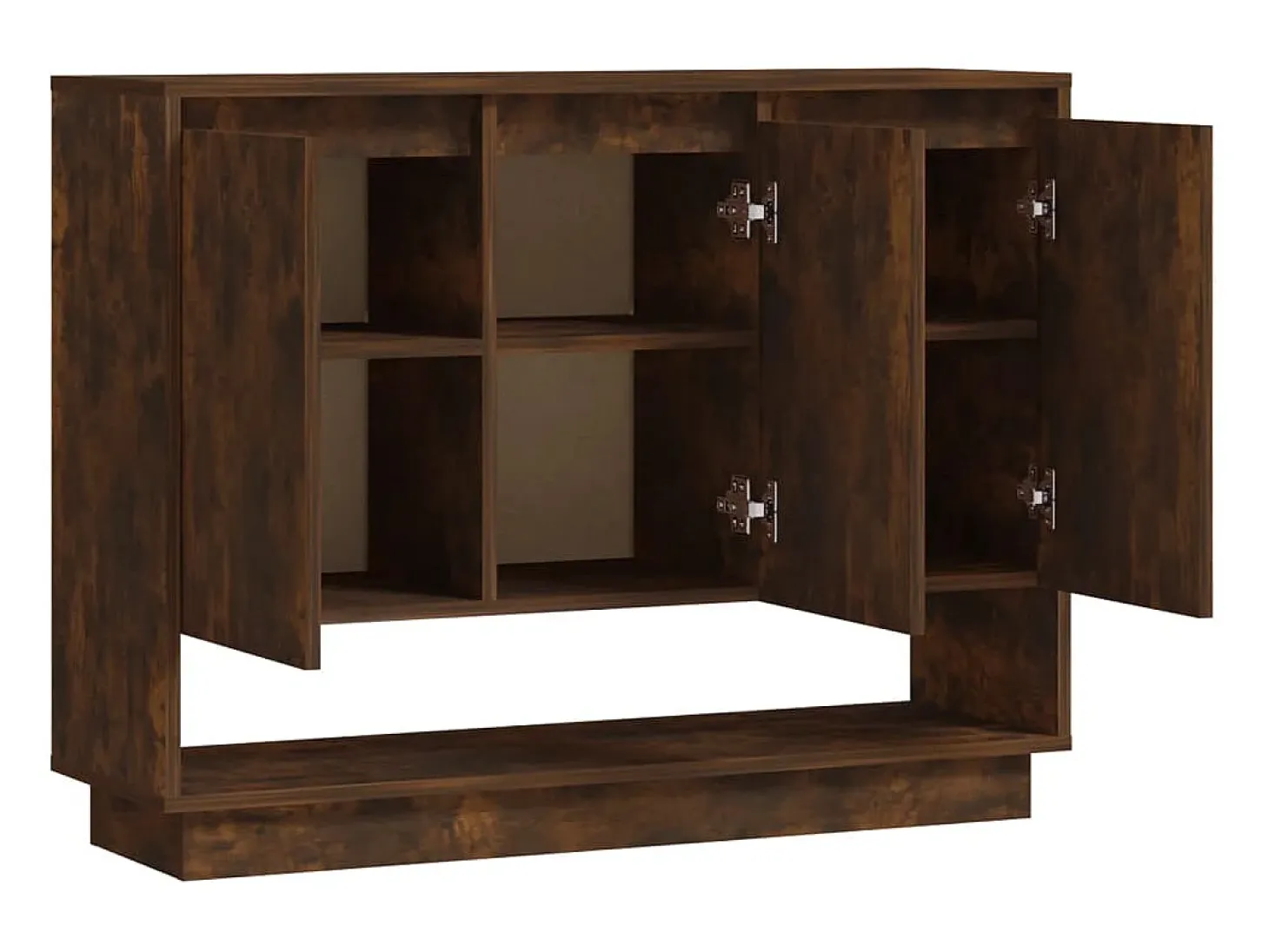 Aparador buffet cómoda mueble mueble de almacenaje organizador cocina salón salón 97 x 31 x 75 cm madera contrachapada marrón 02_0031136