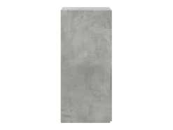 Aparador buffet cómoda mueble mueble de almacenamiento organizador cocina salón salón 50 x 42,5 x 93 cm madera contrachapada gris 02_0031946