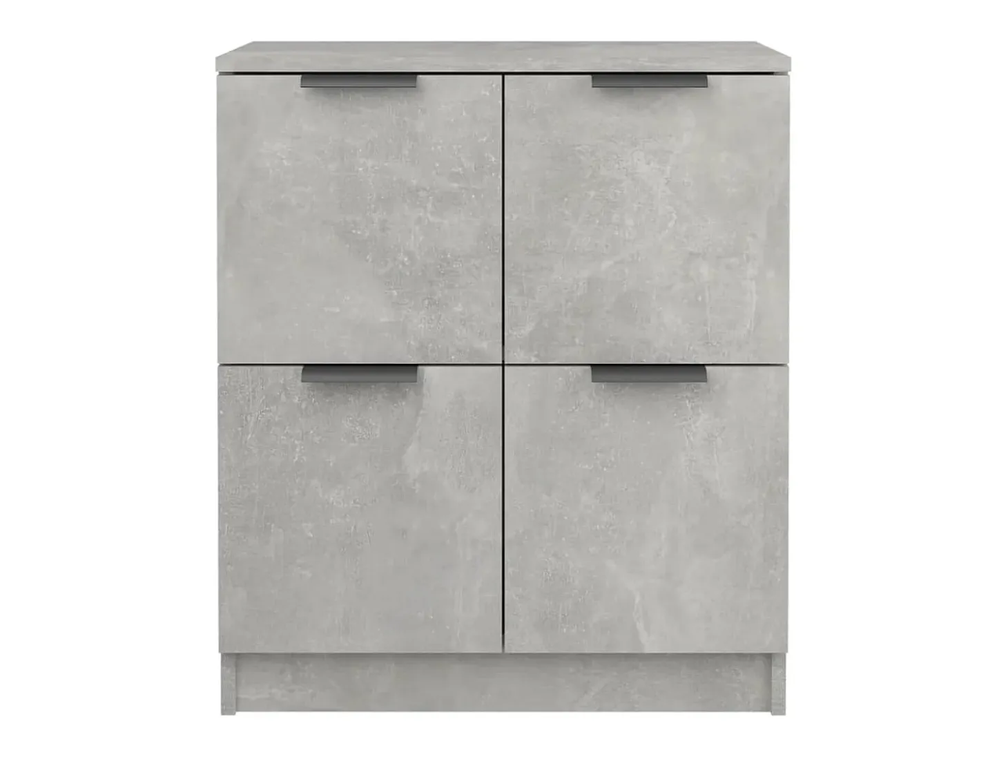 Aparador buffet cómoda mueble mueble de almacenaje organizador cocina salón salón 60 x 30 x 70 cm madera contrachapada gris 02_0031954