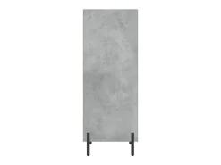 Aparador buffet cómoda mueble mueble de almacenaje organizador cocina salón salón 34,5 x 32,5 x 90 cm madera contrachapada gris 02_0031870