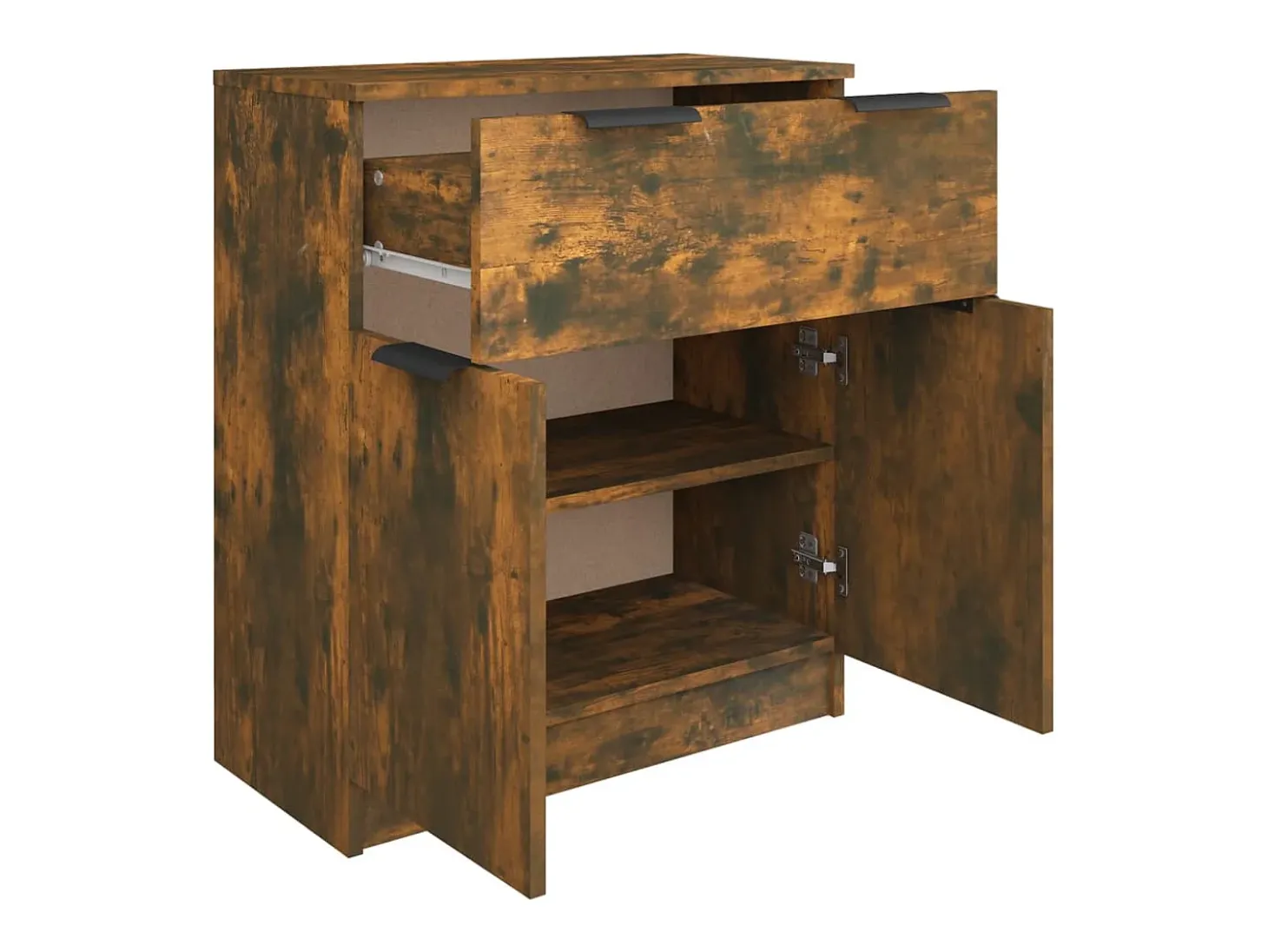 Aparador buffet cómoda mueble mueble de almacenaje organizador cocina salón salón 60 x 30 x 70 cm madera contrachapada marrón 02_0030958