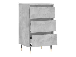 Aparador buffet cómoda mueble mueble de almacenamiento organizador cocina salón salón 40 x 35 x 70 cm madera contrachapada gris 02_0031929