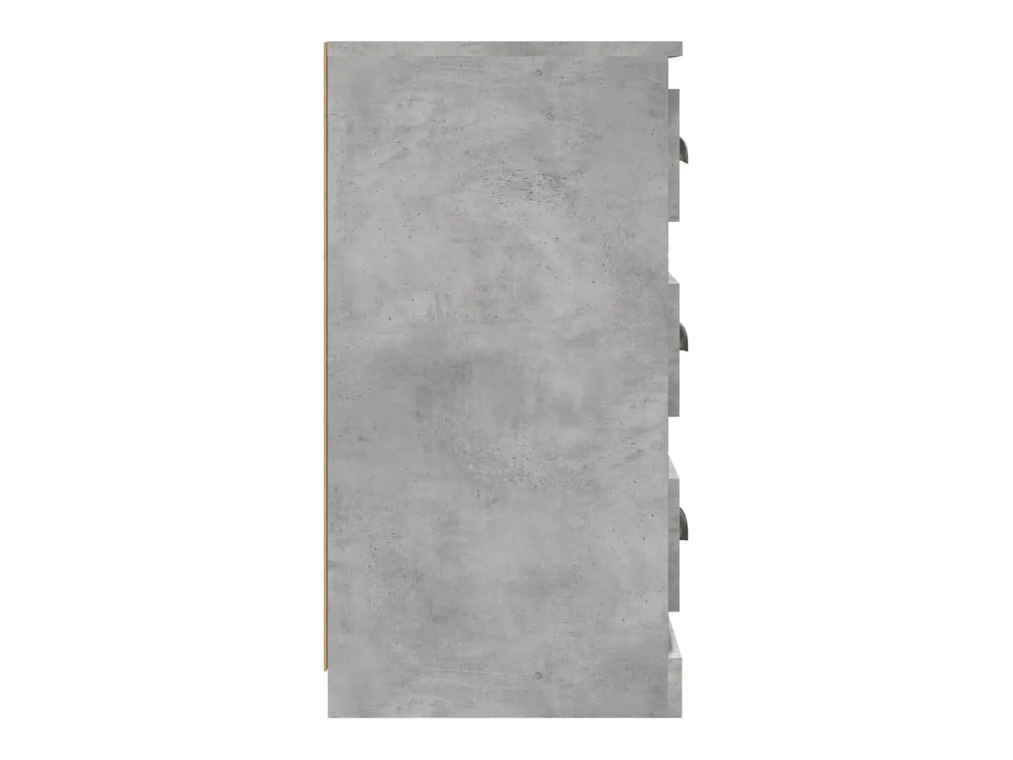 Aparador buffet cómoda mueble almacenaje organizador cocina salón salón juego de 2 madera contrachapada gris 02_0036880