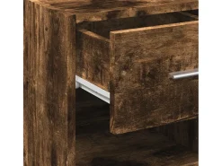 Aparador buffet cómoda mueble mueble de almacenaje organizador cocina salón salón 40 x 42,5 x 93 cm madera contrachapada marrón 02_0030945