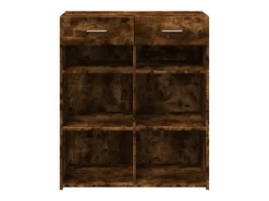 Aparador buffet cómoda mueble almacenaje organizador cocina salón salón 80 x 42,5 x 93 cm madera contrachapada marrón 02_0031115