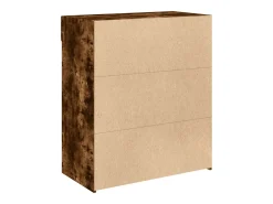 Aparador buffet cómoda mueble almacenaje organizador cocina salón salón 80 x 42,5 x 93 cm madera contrachapada marrón 02_0031115
