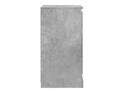 Aparador buffet cómoda mueble mueble de almacenaje organizador cocina salón salón 37,5 x 35,5 x 67,5 cm madera contrachapada gris 02_0031923