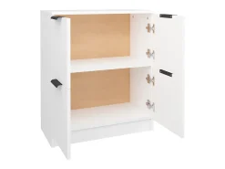 Aparador buffet cómoda mueble mueble de almacenaje organizador cocina salón salón 60 x 30 x 70 cm madera contrachapada blanco 02_0030329