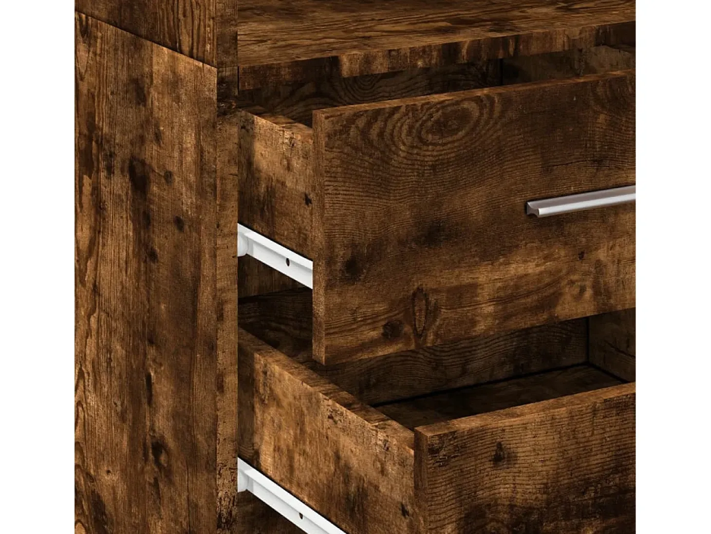 Aparador buffet cómoda mueble mueble de almacenaje organizador cocina salón salón alto 40 x 42,5 x 185 cm madera contrachapada marrón 02_0033358