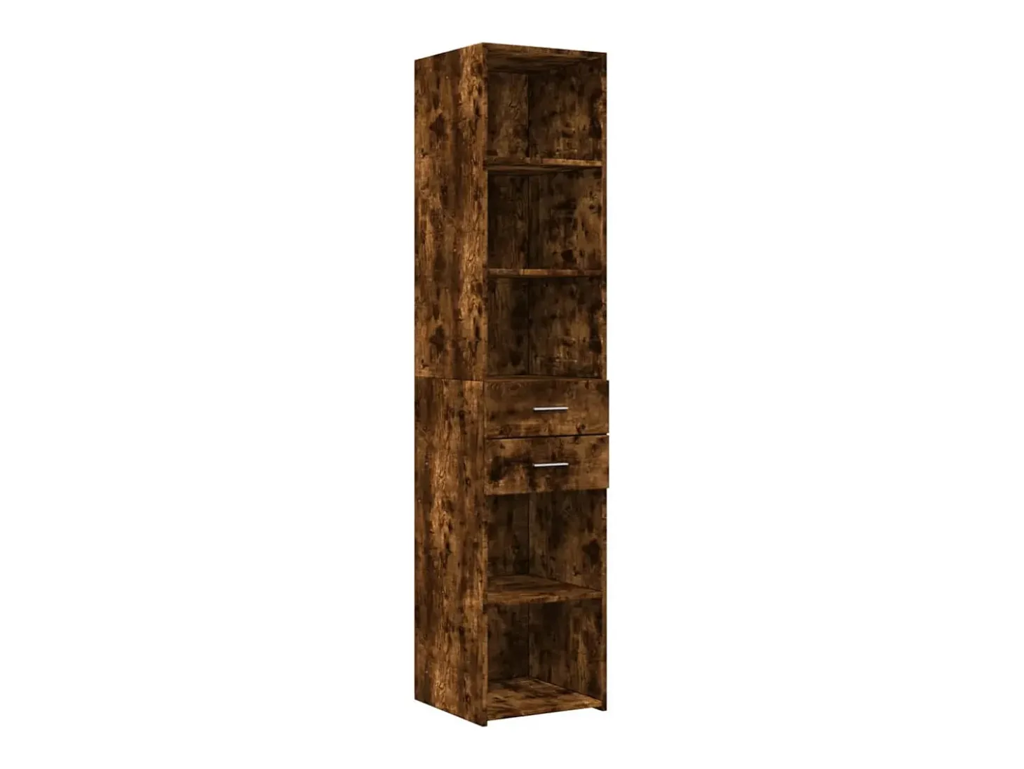 Aparador buffet cómoda mueble mueble de almacenaje organizador cocina salón salón alto 40 x 42,5 x 185 cm madera contrachapada marrón 02_0033358