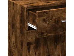 Aparador buffet cómoda mueble mueble de almacenaje organizador cocina salón salón 50 x 42,5 x 93 cm madera contrachapada marrón 02_0030952
