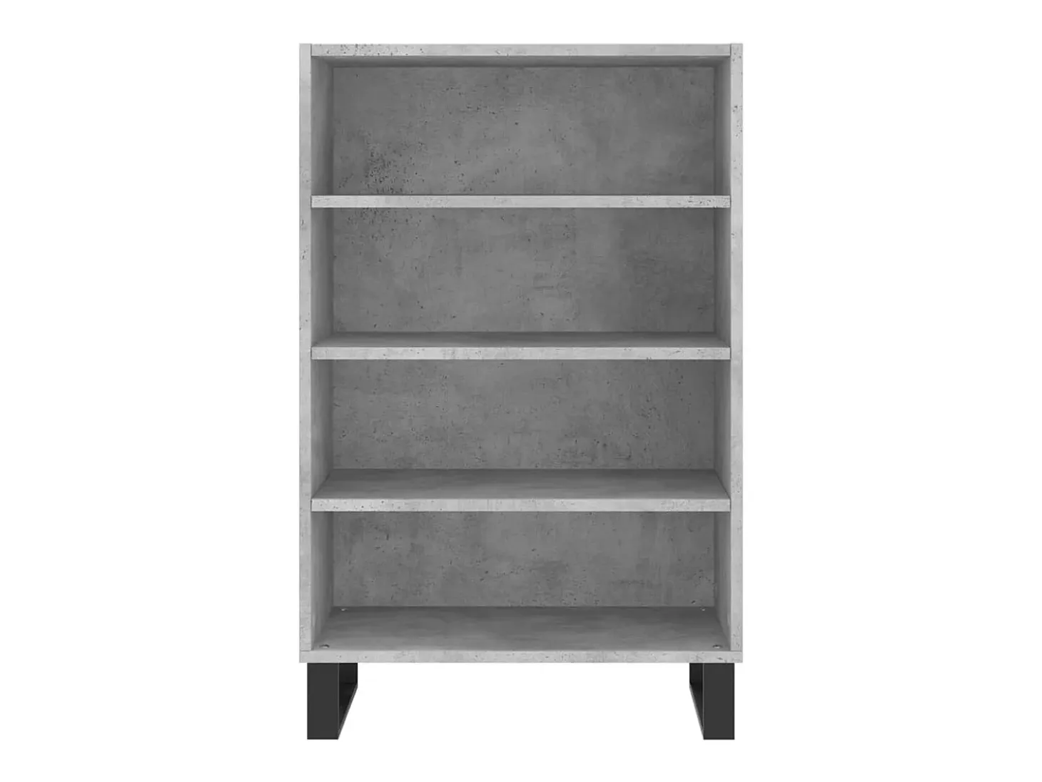 Aparador buffet cómoda mueble mueble de almacenamiento organizador cocina salón salón alto 57 x 35 x 90 cm madera contrachapada gris 02_0034453