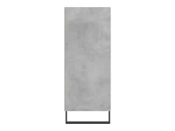 Aparador buffet cómoda mueble mueble de almacenamiento organizador cocina salón salón alto 57 x 35 x 90 cm madera contrachapada gris 02_0034453
