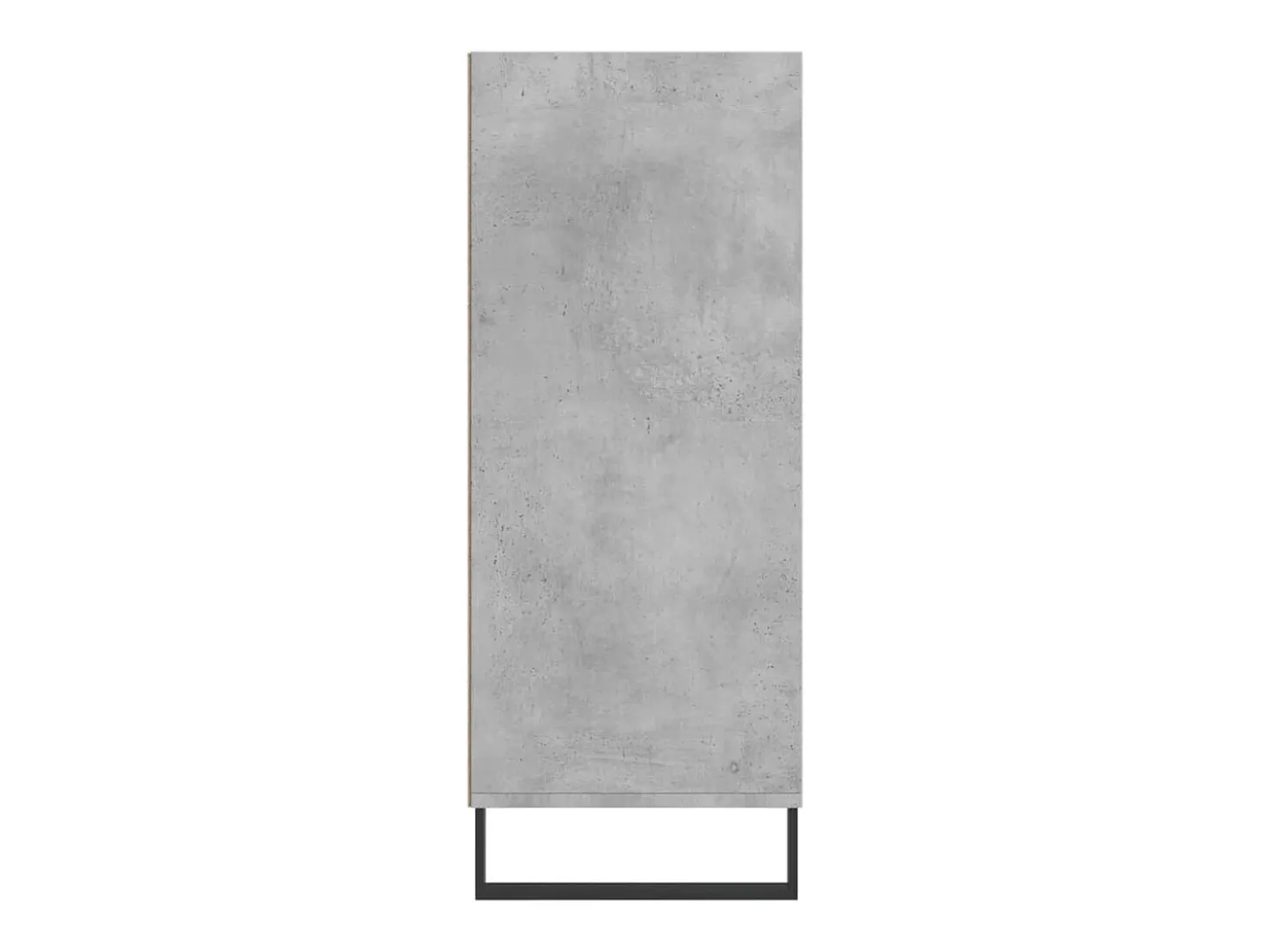Aparador buffet cómoda mueble mueble de almacenamiento organizador cocina salón salón alto 57 x 35 x 90 cm madera contrachapada gris 02_0034453