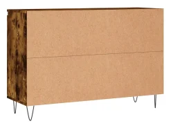 Aparador buffet cómoda mueble mueble de almacenaje organizador cocina salón salón 104 x 35 x 70 cm madera contrachapada marrón 02_0030857