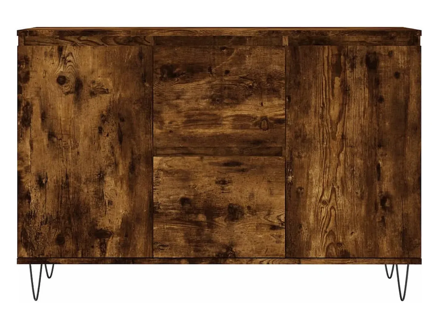 Aparador buffet cómoda mueble mueble de almacenaje organizador cocina salón salón 104 x 35 x 70 cm madera contrachapada marrón 02_0030857