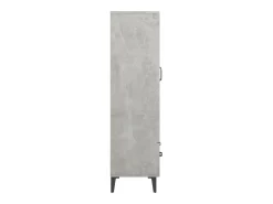 Aparador buffet cómoda mueble mueble de almacenaje organizador cocina salón salón alto 70 x 31 x 115 cm madera contrachapada gris 02_0034712