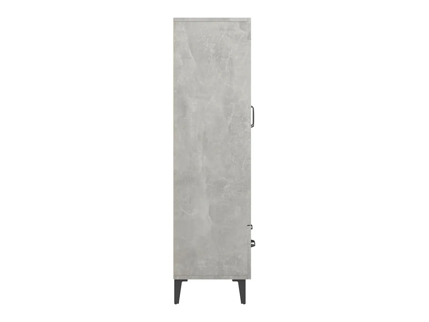 Aparador buffet cómoda mueble mueble de almacenaje organizador cocina salón salón alto 70 x 31 x 115 cm madera contrachapada gris 02_0034712