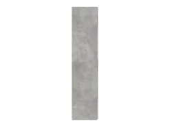 Aparador buffet cómoda mueble mueble de almacenamiento organizador cocina salón salón alto 70 x 42,5 x 185 cm madera contrachapada gris 02_0034718