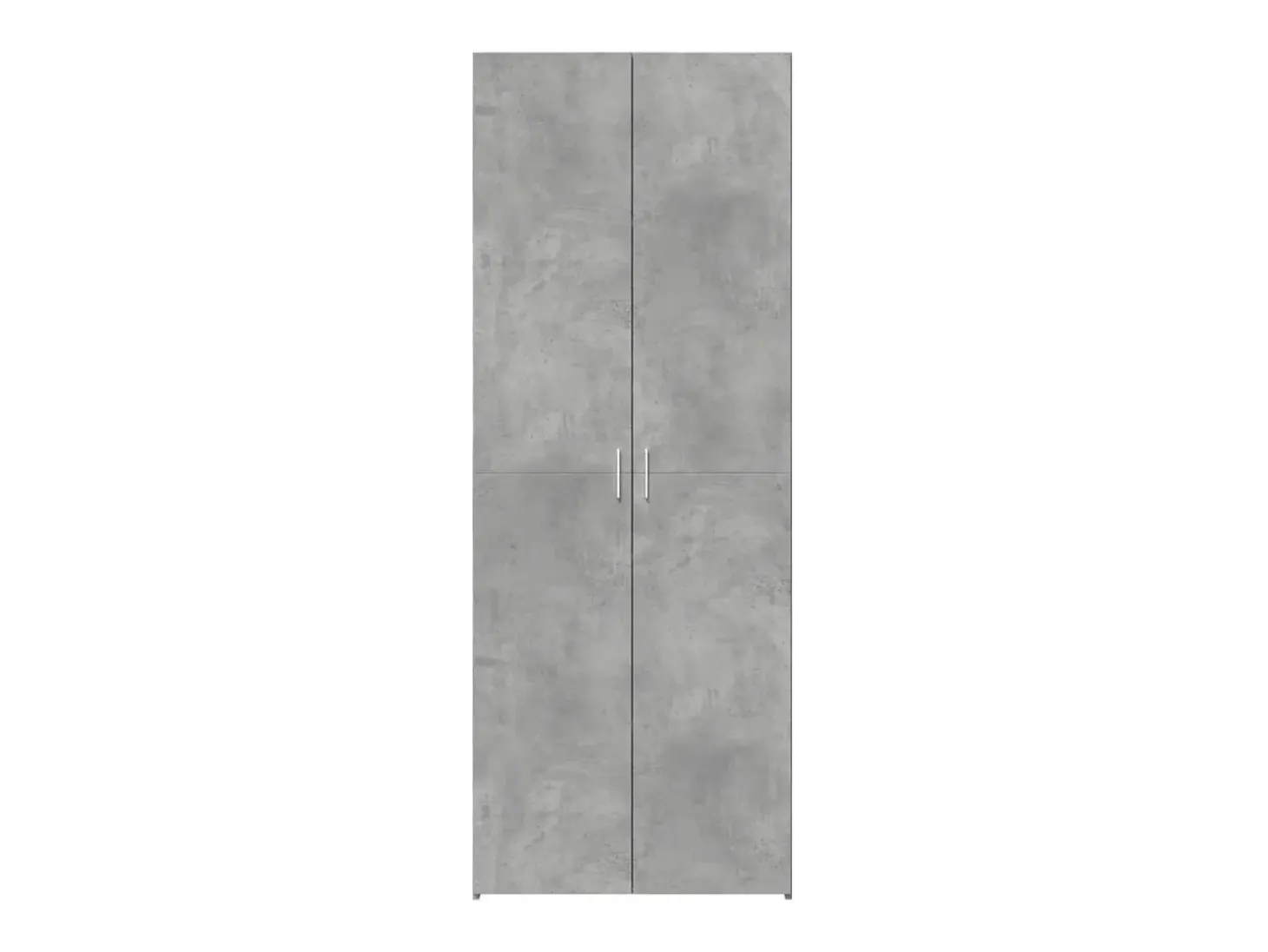 Aparador buffet cómoda mueble mueble de almacenamiento organizador cocina salón salón alto 70 x 42,5 x 185 cm madera contrachapada gris 02_0034718
