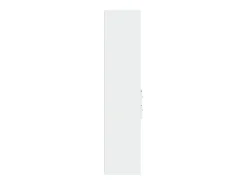 Aparador buffet cómoda mueble mueble de almacenamiento organizador cocina salón salón alto 40 x 42,5 x 185 cm madera contrachapada blanco 02_0032450