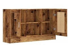 Aparador buffet cómoda mueble mueble de almacenaje organizador cocina salón salón madera vieja 120 x 30,5 x 70 cm madera contrachapada marrón 02_0036599