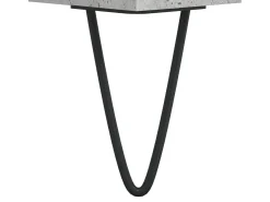 Aparador buffet cómoda mueble mueble de almacenaje organizador cocina salón salón 34,5 x 34 x 90 cm madera contrachapada gris 02_0031912