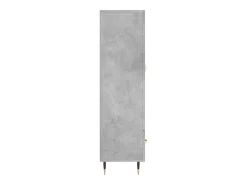 Aparador buffet cómoda mueble mueble de almacenaje organizador cocina salón salón alto 69,5 x 31 x 115 cm madera contrachapada gris 02_0034469