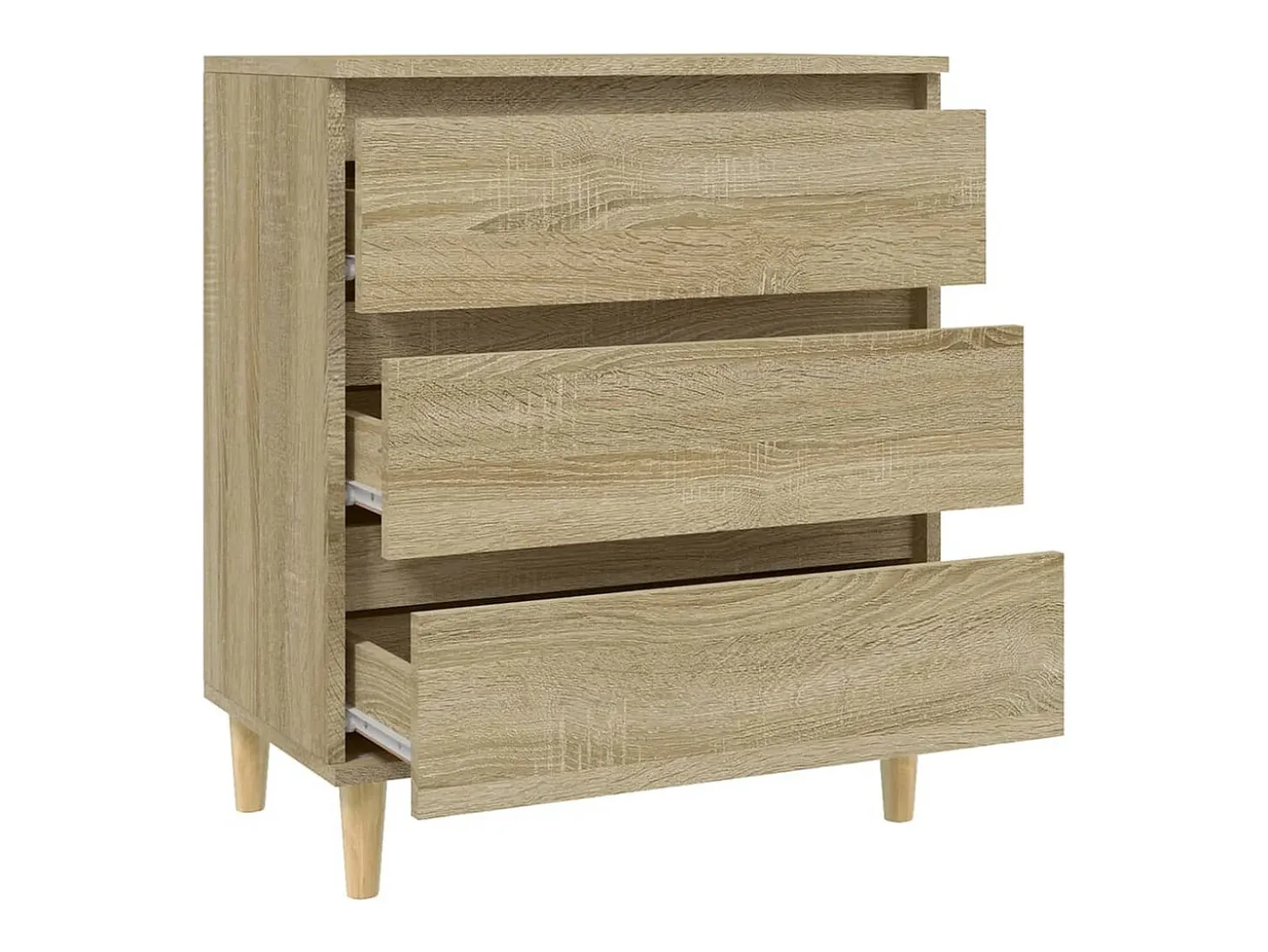 Aparador buffet cómoda mueble almacenaje organizador cocina salón salón Sonoma 60 x 35 x 70 cm madera contrachapada marrón 02_0031598